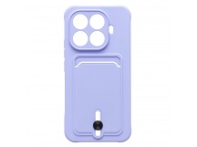 Чехол-накладка - SC304 с картхолдером для "Xiaomi 15T Pro" (light violet) (242321)