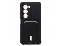 Чехол-накладка - SC304 с картхолдером для "Xiaomi Redmi 15 4G" (black) (241425)