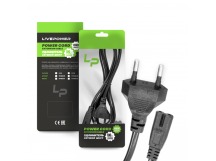 Кабель сетевой для бытовой техники LP C7 (C2) Premium (черный) 1м (A5443)