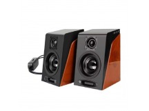Актив.колонки 2.0 TFN Speakеr BS13-09 6Вт, питание от сети/USB, пластик, Brown, шт