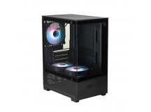 Корпус Invader Q4M + закаленное стекло, Micro-ATX, Mini-ITX, шт