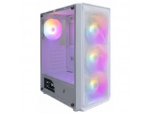 Корпус ATX Б_БП 1STPLAYER FD3 White (USB3.0, Audio, 4x120mm LED,белый) [FD3-WH-4F1-W], шт