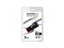 USB  8GB  Exployd  580  чёрный