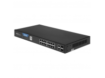 Коммутатор NETIS ST220GPR-2G2S (L2) 18x1Гбит/с 16PoE настраиваемый