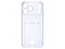 Чехол-накладка - SC276 с картхолдером для "Apple iPhone 17 Pro Max" (light blue) (242520)