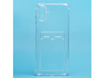 Чехол-накладка - SC276 с картхолдером для "Samsung Galaxy A07 4G" (transparent) (241636)