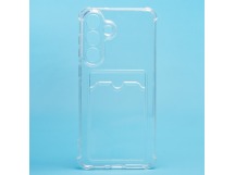 Чехол-накладка - SC276 с картхолдером для "Samsung Galaxy S25 FE" (transparent) (242287)