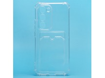 Чехол-накладка - SC276 с картхолдером для "Tecno Spark 40 Pro+" (transparent) (241192)