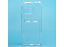 Чехол-накладка - SC276 с картхолдером для "Tecno Spark 40C" (transparent) (241450)