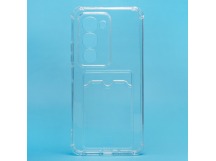 Чехол-накладка - SC276 с картхолдером для "Xiaomi Redmi 15 4G" (transparent) (241431)