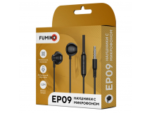 Проводные наушники 3.5 FUMIKO EP09 черные