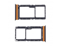Держатель SIM для Xiaomi Poco M7 4G/Redmi 15 4G (25062PC34G/25062RN2DY) Черный