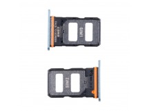 Держатель SIM для Xiaomi Redmi Note 13 Pro 5G (2312DRA50C/2312CRAD3C/2312DRA50G/2312DRA50I) Голубой