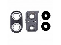 Стекло камеры для Xiaomi Poco X7 Pro (2412DPC0AG) в сборе с рамкой Черный