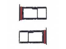 Держатель SIM для Huawei Honor X6c (NIC-LX1/NIC-LX2/NIC-LX3) Черный