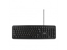 Клавиатура проводная Gembird KB-8320UXL-BL, USB, кабель 2м, черная /16854/, шт