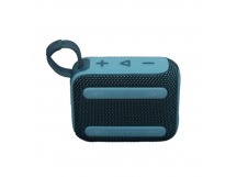 Портативная колонка JBL GO4 ORG (Bluetooth/IP67/7 ч/850 mAh) черно голубая