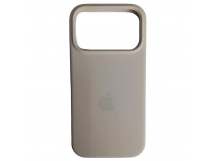 Чехол силиконовый Silicone Case ORG iPhone 17 Pro бежевый (21)