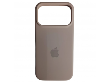 Чехол силиконовый Silicone Case ORG iPhone 17 Pro бледно розовый (45)