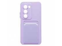 Чехол-накладка - SC337 с картхолдером для "Xiaomi Redmi 15 4G" (light violet) (241430)