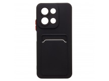 Чехол-накладка - SC337 с картхолдером для "Xiaomi Redmi 15C" (black) (241409)