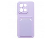 Чехол-накладка - SC337 с картхолдером для "Xiaomi Redmi 15C" (light violet) (241411)