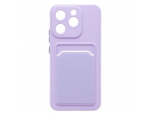 Чехол-накладка - SC337 с картхолдером для "Realme 15T" (light violet) (241749)