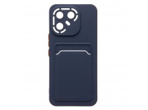 Чехол-накладка - SC337 с картхолдером для "Tecno Pova 7 Pro 5G" (dark blue) (241467)