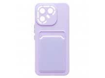 Чехол-накладка - SC337 с картхолдером для "Tecno Pova 7 Pro 5G" (light violet) (241468)