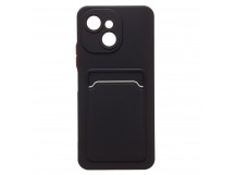Чехол-накладка - SC337 с картхолдером для "Tecno Spark 40C" (black) (241447)