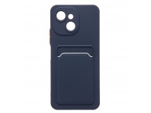 Чехол-накладка - SC337 с картхолдером для "Tecno Spark 40C" (dark blue) (241448)