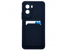 Чехол-накладка - SC337 с картхолдером для "Xiaomi Poco M7 4G" (dark blue) (241691)