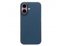 Чехол-накладка Cellis SM009 POSH KEVLAR SafeMag для "Apple iPhone 16" (ocean blue) (241605)