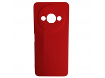 Чехол силиконовый Xiaomi Redmi А3/A3X/POCO C61 Silicone Cover без лого красный
