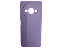 Чехол силиконовый Xiaomi Redmi А3/A3X/POCO C61 Silicone Cover без лого сиреневый