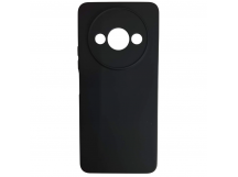 Чехол силиконовый Xiaomi Redmi А3/A3X/POCO C61 Silicone Cover без лого черный