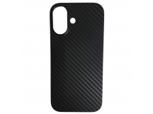 Чехол пластиковый iPhone 17 карбон черный