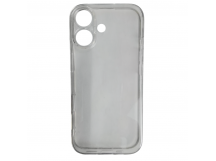 Чехол силиконовый iPhone 17 прозрачный с защитой камеры
