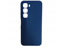 Чехол силиконовый Infinix Hot 60/60i Silicone Cover без лого темно-синий