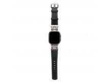 Ремешок - ApW40 экокожа Apple Watch 38/40/41 mm (black) (242420)