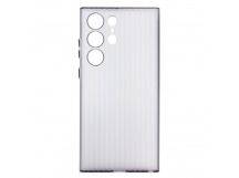 Чехол-накладка - PC089 для "Samsung Galaxy S25 Ultra" (matte transparent/black) (243219)