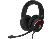 Гарнитура игровая DEFENDER Cyborg, провод 2м, RGB, черный(1/10)