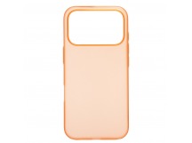 Чехол-накладка - PC091 для "Apple iPhone 17 Pro Max" (transparent/orange) (242705)