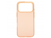 Чехол-накладка - PC091 для "Apple iPhone 17 Pro" (transparent/orange) (242704)
