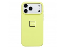 Чехол-накладка ORG Silicone Case с анимацией для "Apple iPhone 17 Pro Max" (neon yellow) (241844)