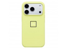 Чехол-накладка ORG Silicone Case с анимацией для "Apple iPhone 17 Pro" (neon yellow) (241845)