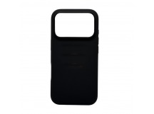 Чехол-накладка Silicone Case Magsafe для Apple iPhone 17 Pro (черный)