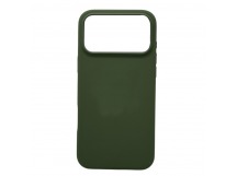 Чехол-накладка Silicone Case Magsafe для Apple iPhone 17 Pro Max (зеленый)