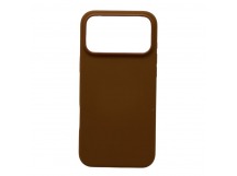 Чехол-накладка Silicone Case Magsafe для Apple iPhone 17 Pro Max (темно-оранжевый)