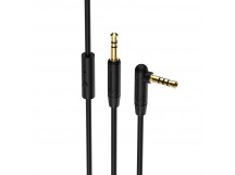 Кабель AUX BOROFONE BL5 (черный) 1м, мятая упаковка